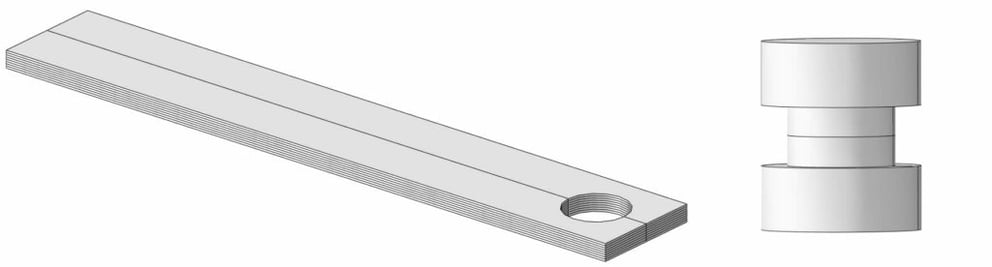 Finite-Elemente-Modell Geometrie