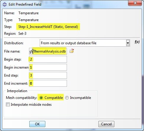 Abaqus welding Temperature Application