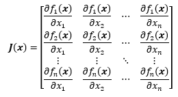 Figure 1: Jacobian matrix