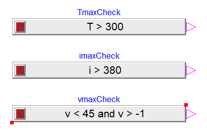 Additional blocks for sensor validation in Modelica model