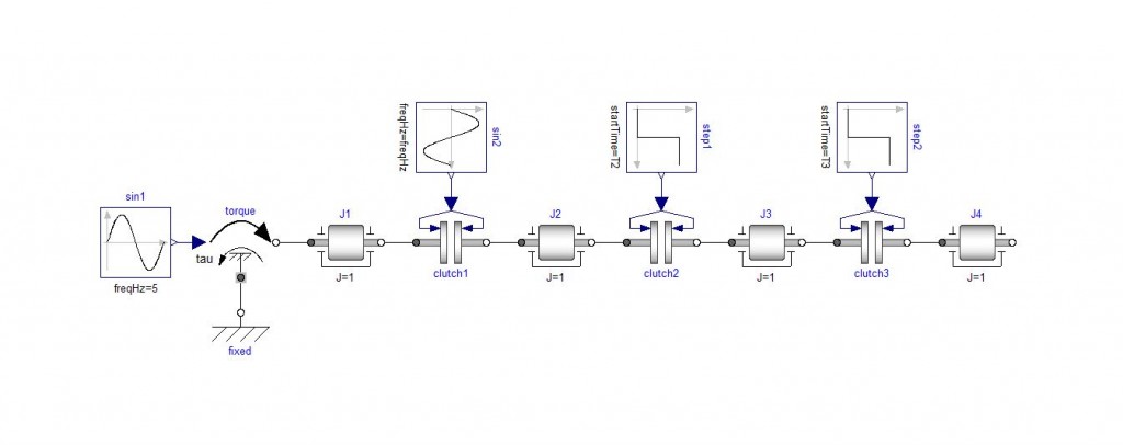 Coupled Clutches Demo