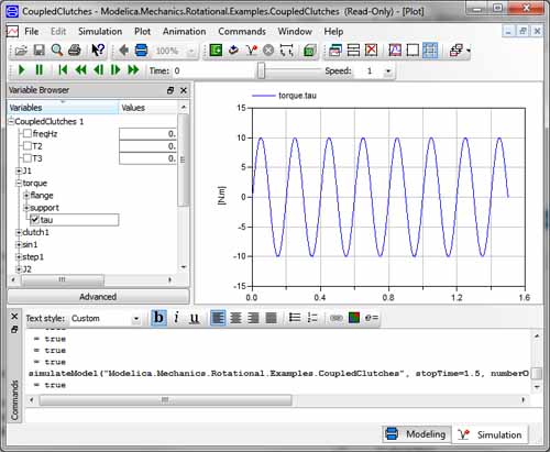 Dymola Simulation Mode