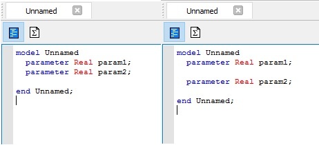 Figure 1 _ Model considered changed because of a white space