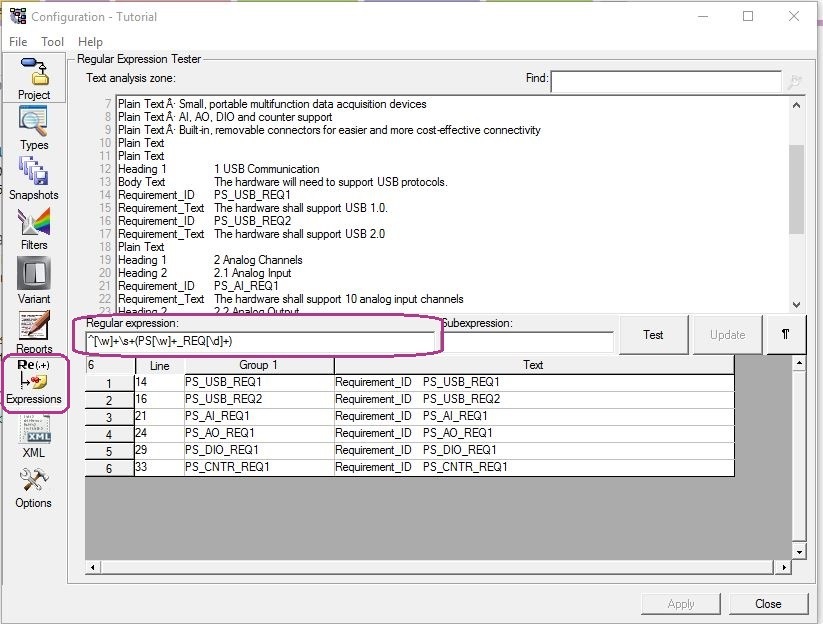 Figure 8-Regular Expression Tester