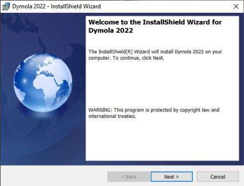 Figure 1. Initial installation window
