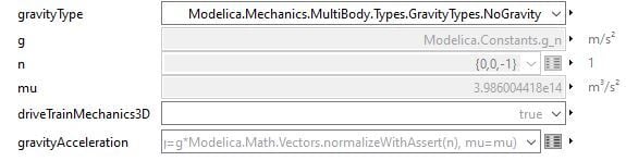 modelica selection