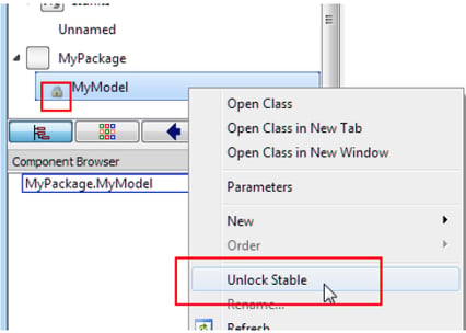 icon of locked model and its unlocking