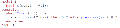 Figure 5.&nbsp; Example of using firstTick() for initialisation.