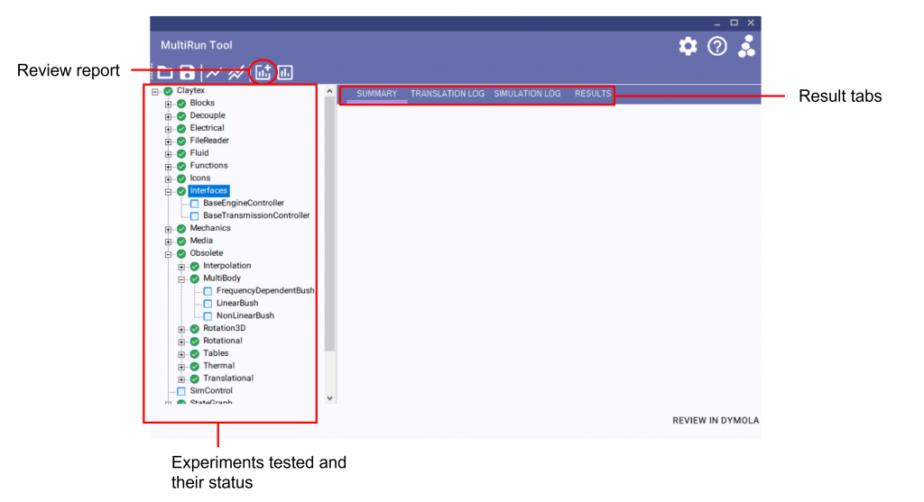 Figure 5: Test results are laid out clearly.