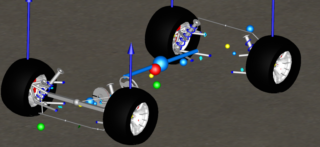 NASCAR Next Gen multibody vehicle model in Dymola