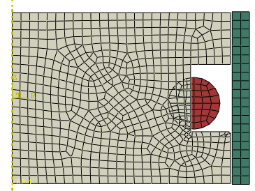 O-ring with reduced diameter in Abaqus