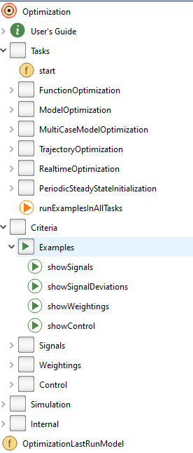 Figure 2: Optimization library package browser screenshot.