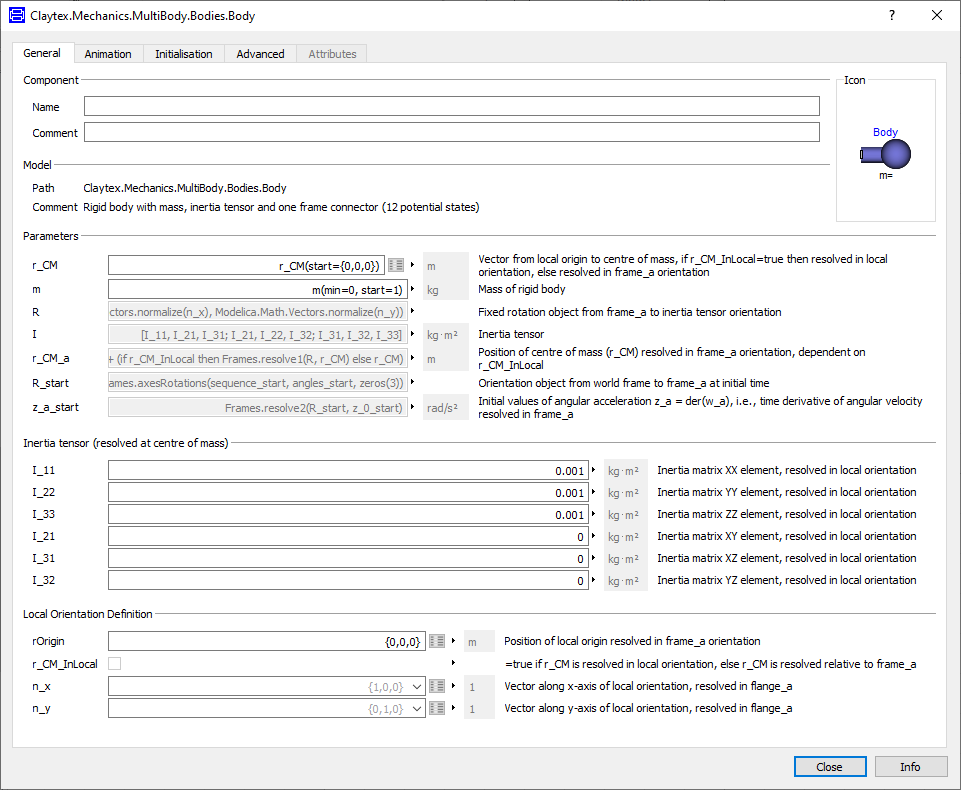 Figure 3: Organised Dialog Box