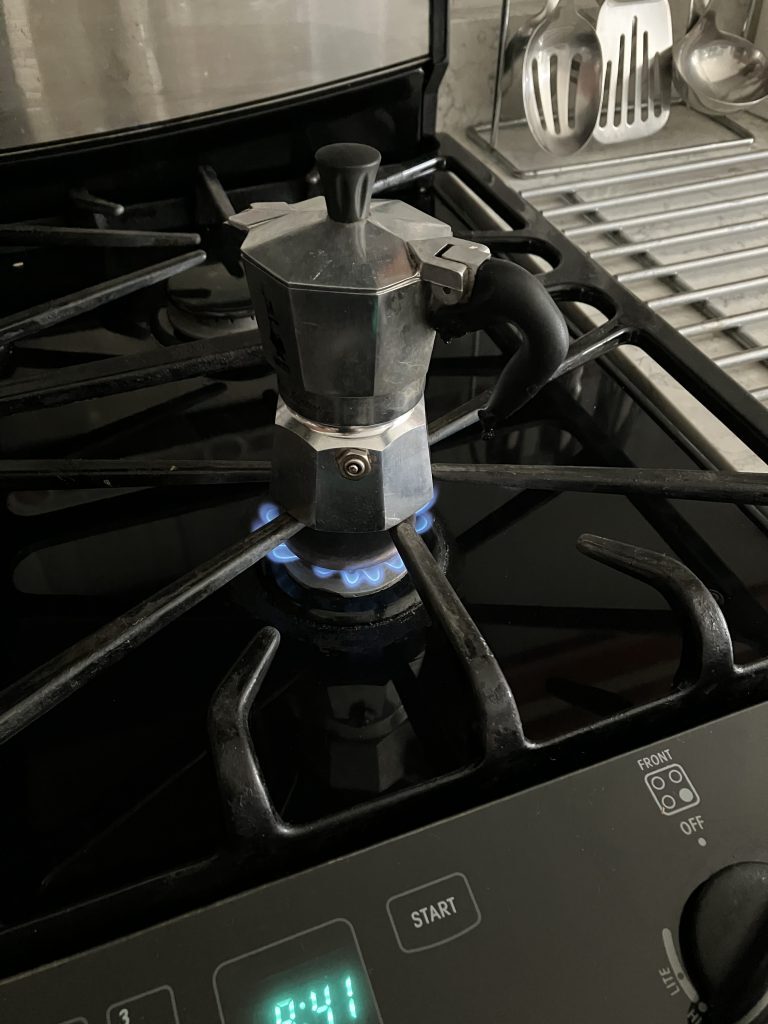 Figure 1: The Moka pot used as the subject of this post.