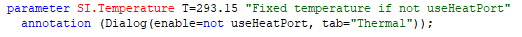 The heat port component in the image shown in the section above can be conditionally removed.