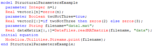 Figure 2.  All the parameters are structural parameters and will be evaluated