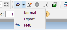 Translate tab pull down option on Dymola Simulation window