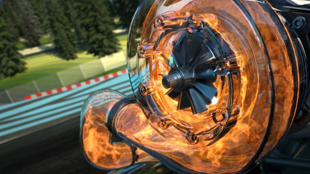 Figure 1. Turbocharger in action (Red Bull F1, 2014)