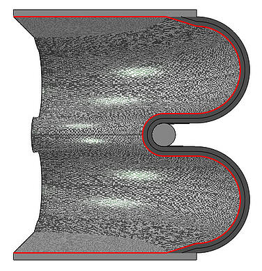 abaqus_air spring_fluid cavity