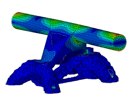 Stresses in the optimized part
