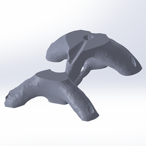 extracted geometry for 3DCAD environment.