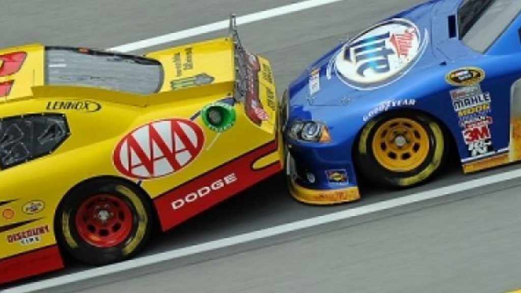 An example of bump drafting. Image: Fox News.