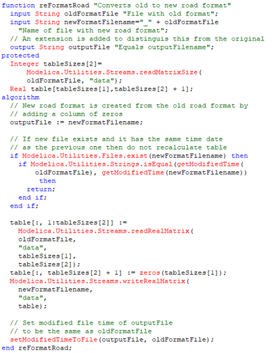 Figure 3.  Reformat old format file by appending a column of zeros only when the old format file is modified or if the output file does not exist