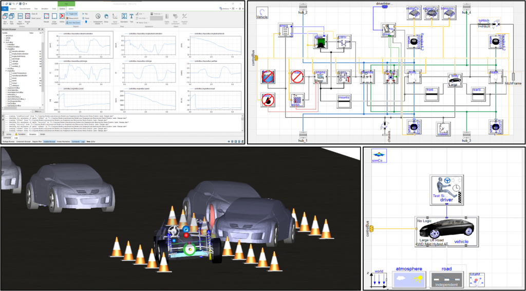 Image 3: Users have full control of scalable model detail within all test cases for vehicles and components, as well as being encouraged to develop their own test cases, vehicles and components for their own specific goals.