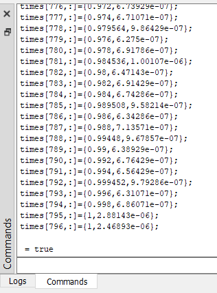 Figure 3: A plotTiming.mos script as run from the Run_A_Script function presented above.