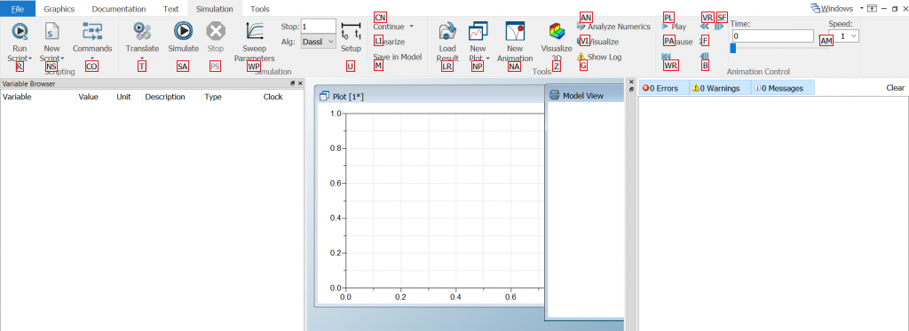 Figure 2.  Selecting a ribbon in Figure 1 will open that ribbon with the shortcut keys displayed.
