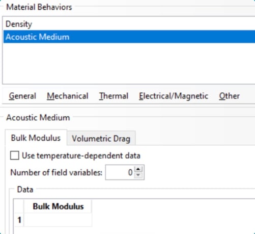 Abaqus-ACOUSTIC-MEDIUM