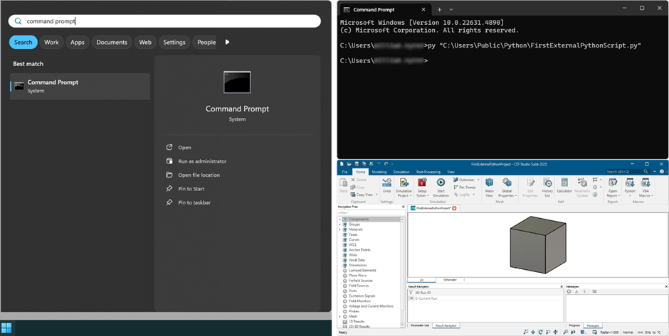 CST Studio Suite Python Scripting