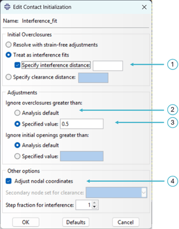 Figure 2 Interference Fit Parameters