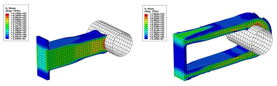 Non-Linear Optimization of a Connecting Lug with Tosca Structure