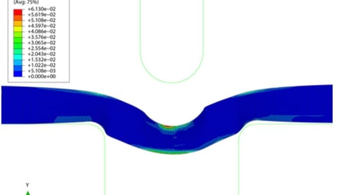 opakowanie kartonowe - model w abaqus