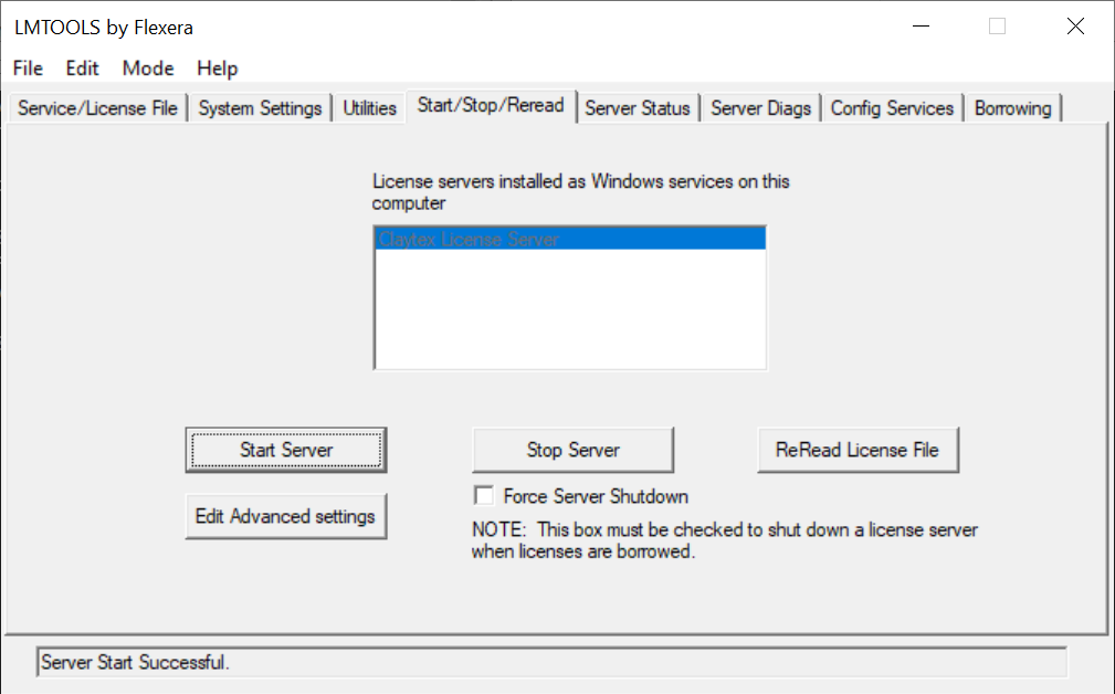 License Server Setup - Claytex